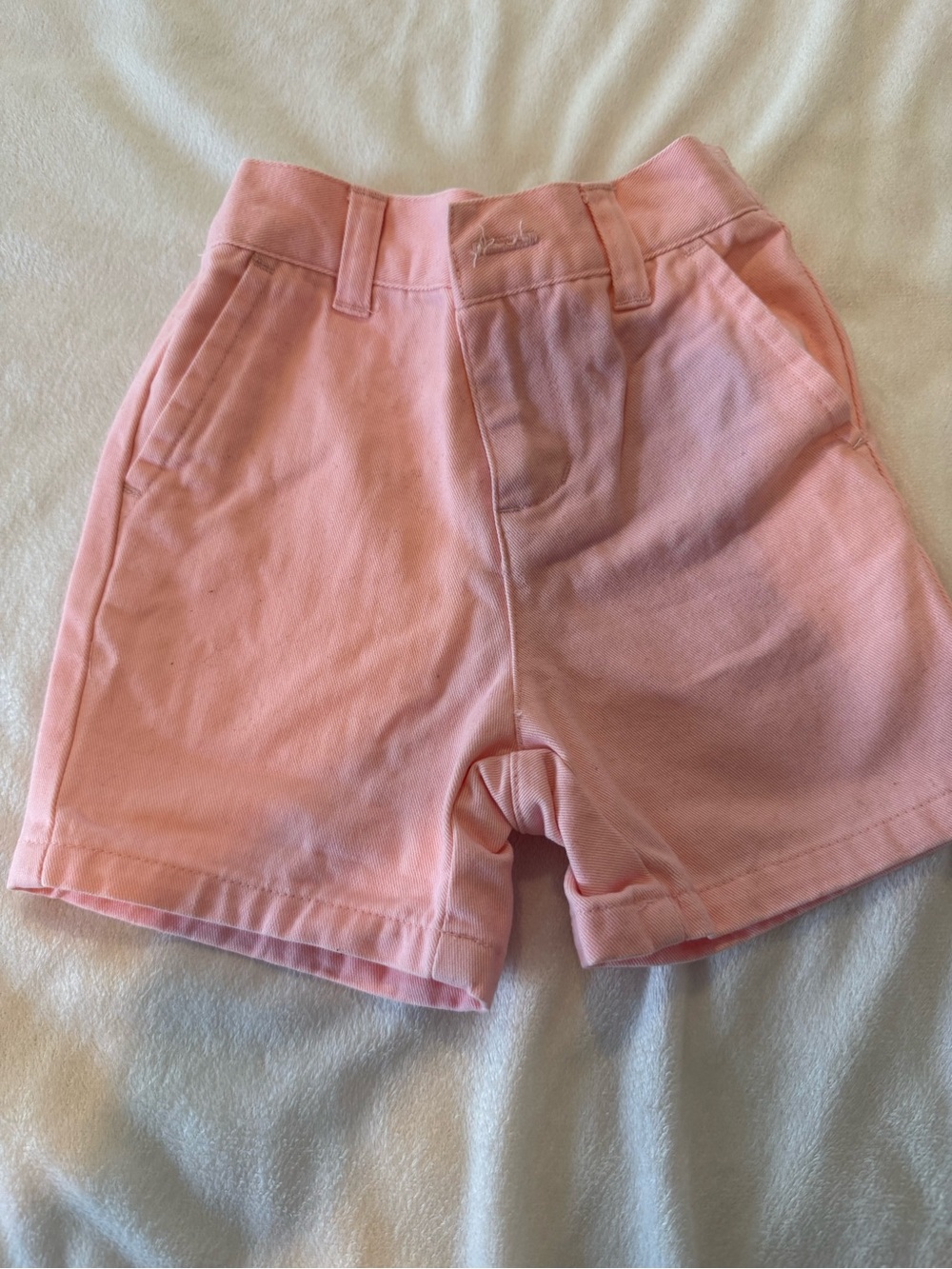 Janie and Jack Pastel Pink Boys Cotton Shorts